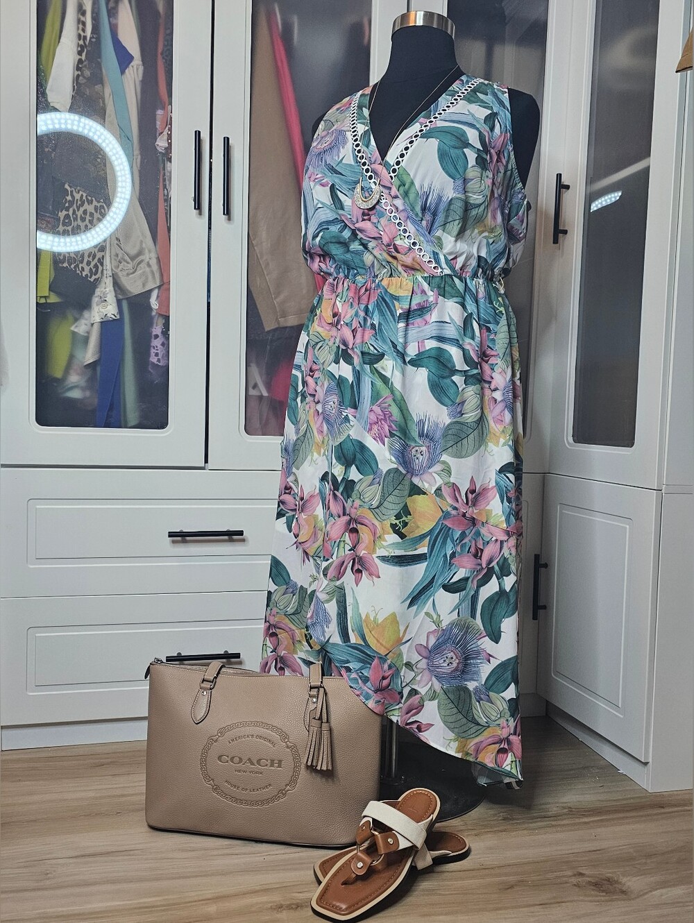 City chic floral dress size 16W